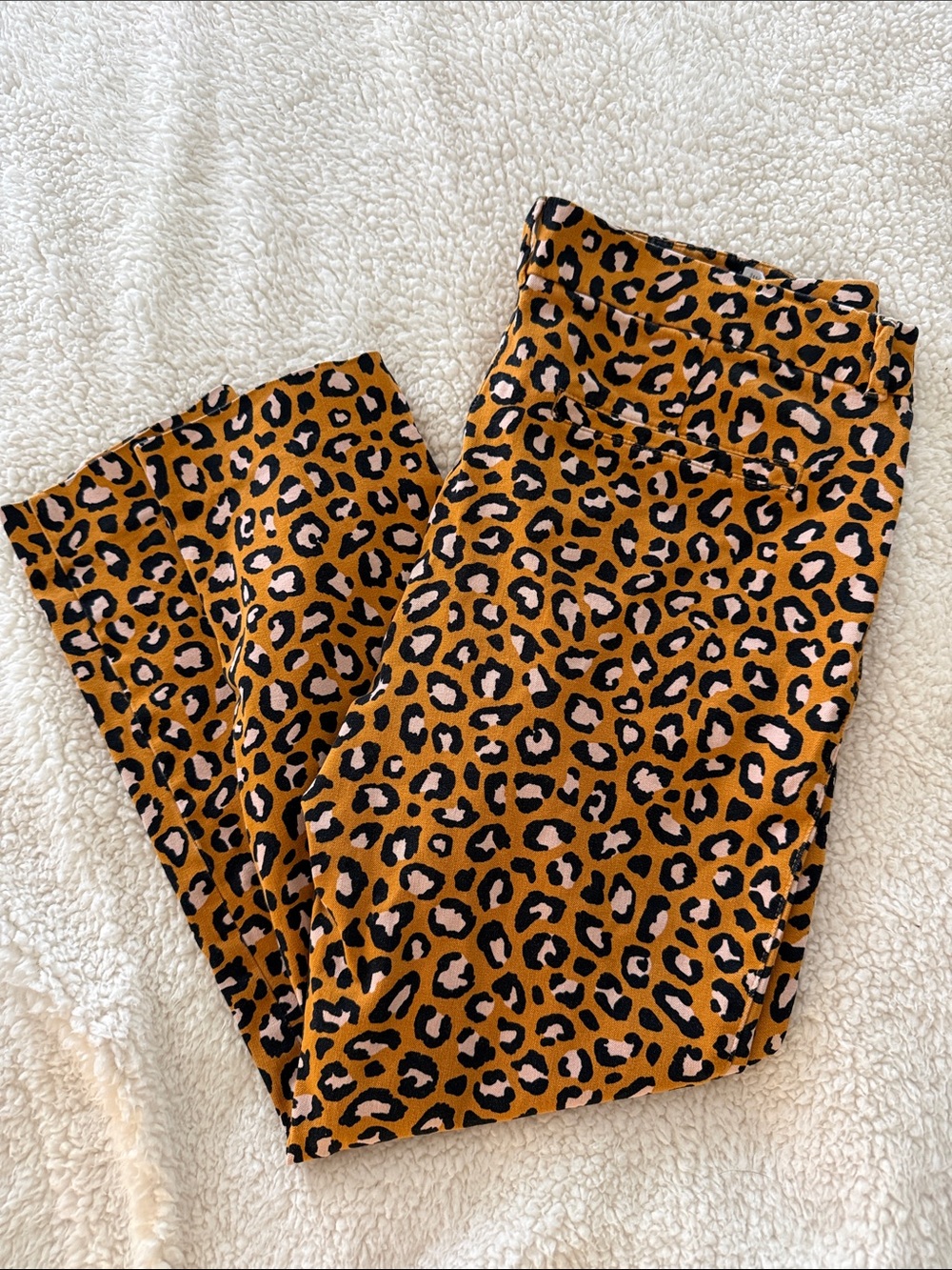 Leopard Print Leggings in Camel and Black